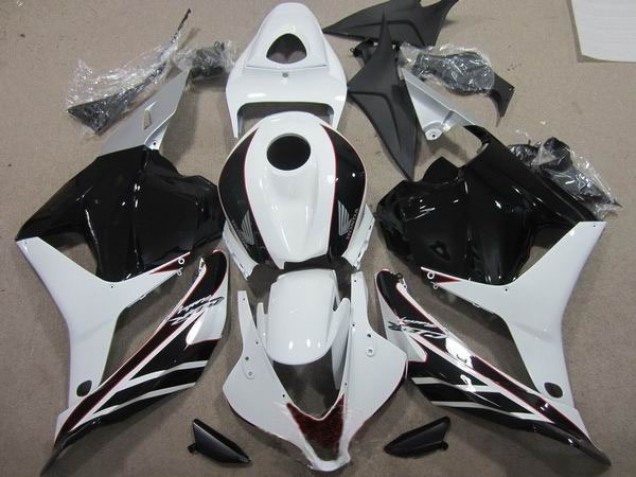 ABS Moto Plásticos Honda CBR 600 RR 09-12 - Negro Blanco ABS Moto Plásticos Honda CBR 600 RR 09-12 - Negro Blanco