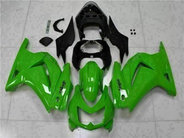 ABS Moto Plásticos Kawasaki EX250 08-12 - Verde Negro Ninja