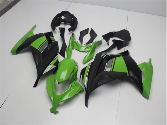 ABS Moto Plásticos Kawasaki EX300 13-16 - Verde Negro ABS Moto Plásticos Kawasaki EX300 13-16 - Verde Negro
