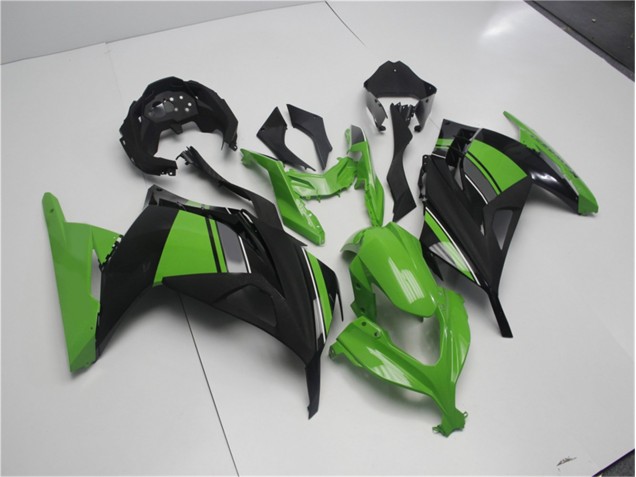 ABS Moto Plásticos Kawasaki EX300 13-16 - Verde Negro ABS Moto Plásticos Kawasaki EX300 13-16 - Verde Negro