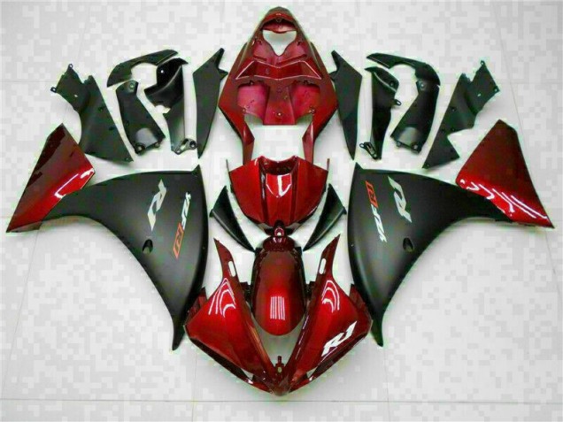 ABS Moto Plásticos Yamaha R1 09-11 - Rojo Negro ABS Moto Plásticos Yamaha R1 09-11 - Rojo Negro