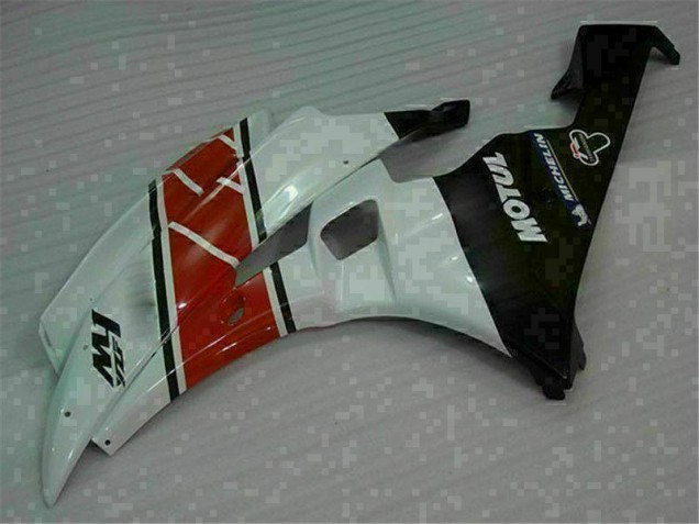 ABS Moto Plásticos Yamaha R6 06-07 - Rojo Blanco ABS Moto Plásticos Yamaha R6 06-07 - Rojo Blanco