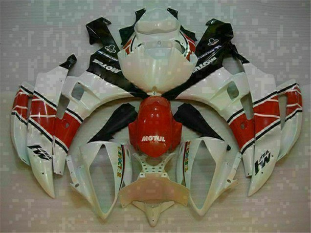 ABS Moto Plásticos Yamaha R6 06-07 - Rojo Blanco ABS Moto Plásticos Yamaha R6 06-07 - Rojo Blanco