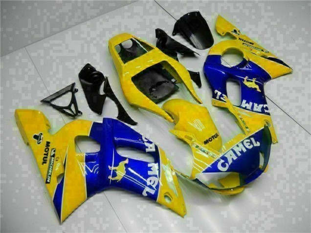 ABS Moto Plásticos Yamaha R6 98-02 - Amarillo Azul ABS Moto Plásticos Yamaha R6 98-02 - Amarillo Azul