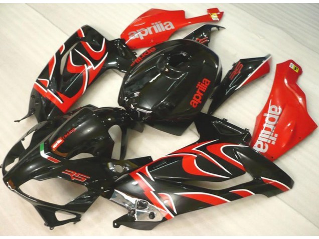 Carenado Moto Aprilia RS 125 06-11 - Negro Rojo Carenado Moto Aprilia RS 125 06-11 - Negro Rojo