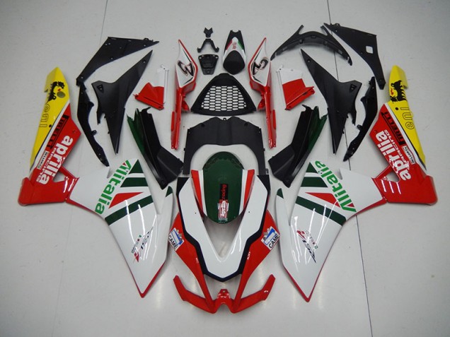 Carenado Moto Aprilia RSV4 09-15 - Blanco Rojo Alitalia Carenado Moto Aprilia RSV4 09-15 - Blanco Rojo Alitalia
