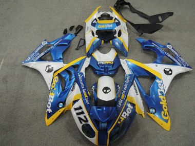 Carenado Moto BMW S1000RR 09-14 - Blanco Azul GoldBet 112