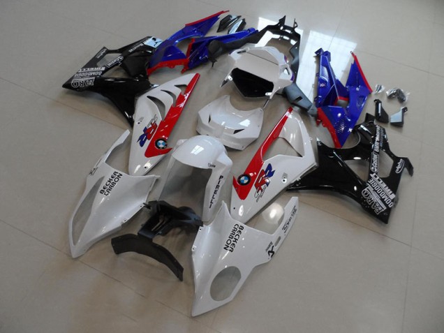 Carenado Moto BMW S1000RR 09-14 - Blanco Azul Rojo Becker Carbon Carenado Moto BMW S1000RR 09-14 - Blanco Azul Rojo Becker Carbon