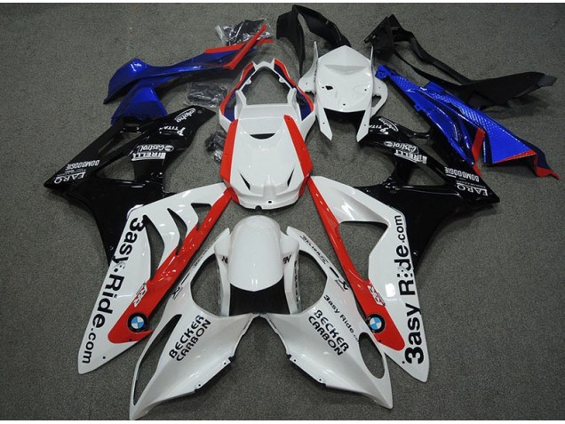Carenado Moto BMW S1000RR 09-14 - Blanco Azul Rojo Carenado Moto BMW S1000RR 09-14 - Blanco Azul Rojo