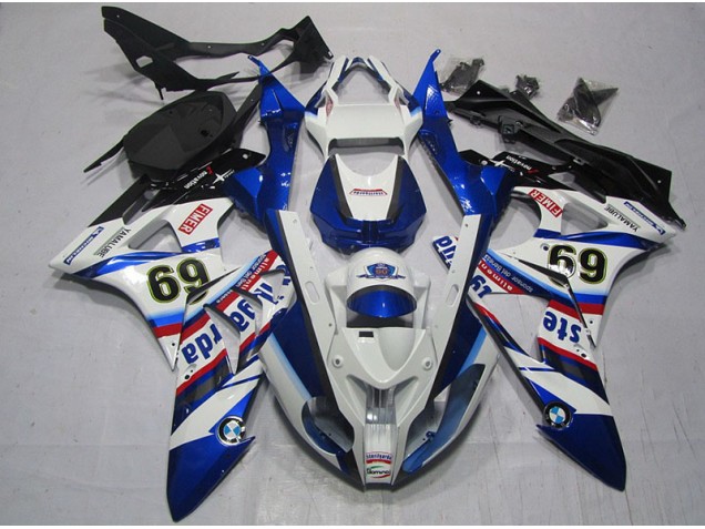 Carenado Moto BMW S1000RR 09-14 - Blanco Azul Sterilgarda 69 Carenado Moto BMW S1000RR 09-14 - Blanco Azul Sterilgarda 69
