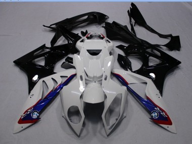 Carenado Moto BMW S1000RR 09-14 - Blanco Negro Azul