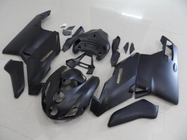 Carenado Moto Ducati 749 999 03-04 - Negro Mate Oro Calcomanías