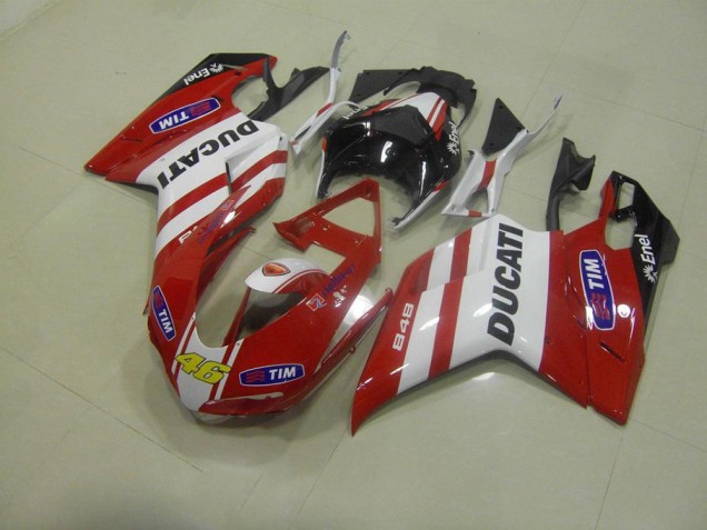 Carenado Moto Ducati 848 1098 1198 07-14 - Rojo 46 Carenado Moto Ducati 848 1098 1198 07-14 - Rojo 46