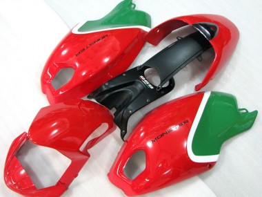 Carenado Moto Ducati Monster 696 08-12 - Rojo Verde Monster