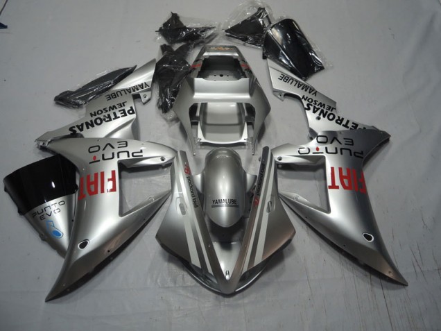 Carenado Moto Honda CBR 1000 RR 04-05 - Plata Rojo Fiat