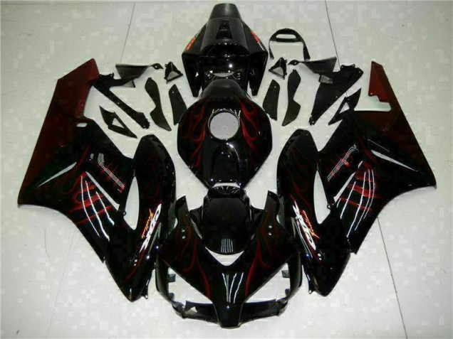 Carenado Moto Honda CBR 1000 RR 04-05 - Rojo Llama Negro Carenado Moto Honda CBR 1000 RR 04-05 - Rojo Llama Negro
