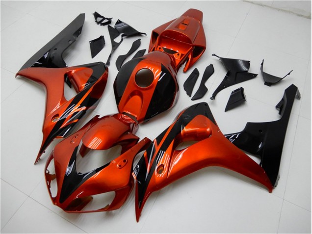 Carenado Moto Honda CBR 1000 RR 06-07 - Naranja Negro Carenado Moto Honda CBR 1000 RR 06-07 - Naranja Negro