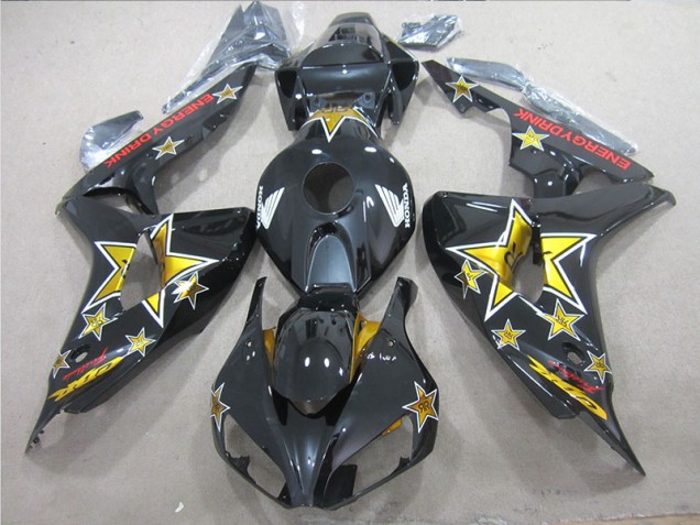 Carenado Moto Honda CBR 1000 RR 06-07 - Negro Amarillo ENERGY DRINK Carenado Moto Honda CBR 1000 RR 06-07 - Negro Amarillo ENERGY DRINK