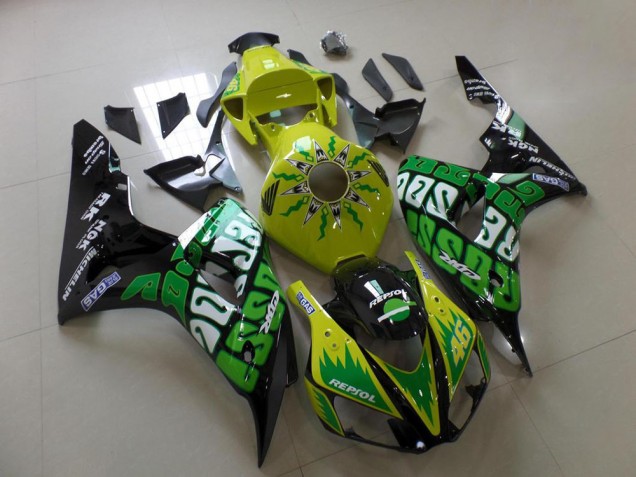 Carenado Moto Honda CBR 1000 RR 06-07 - Verde Amarillo Rossi Carenado Moto Honda CBR 1000 RR 06-07 - Verde Amarillo Rossi