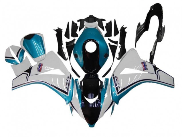 Carenado Moto Honda CBR 1000 RR 08-11 - Azul Blanco Negro Carenado Moto Honda CBR 1000 RR 08-11 - Azul Blanco Negro