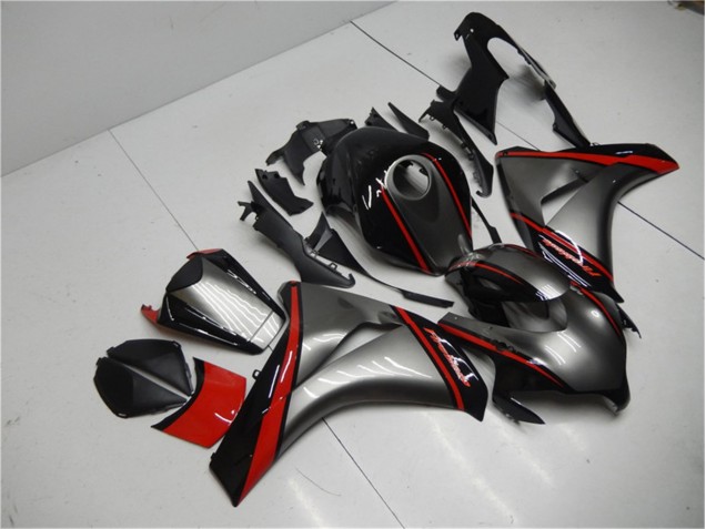 Carenado Moto Honda CBR 1000 RR 08-11 - Gris Rojo Negro Carenado Moto Honda CBR 1000 RR 08-11 - Gris Rojo Negro