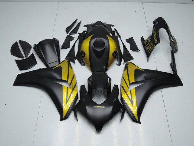 Carenado Moto Honda CBR 1000 RR 08-11 - Negro Mate & Oro Carenado Moto Honda CBR 1000 RR 08-11 - Negro Mate & Oro