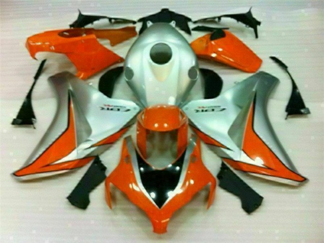 Carenado Moto Honda CBR 1000 RR 08-11 - Plata Naranja Carenado Moto Honda CBR 1000 RR 08-11 - Plata Naranja