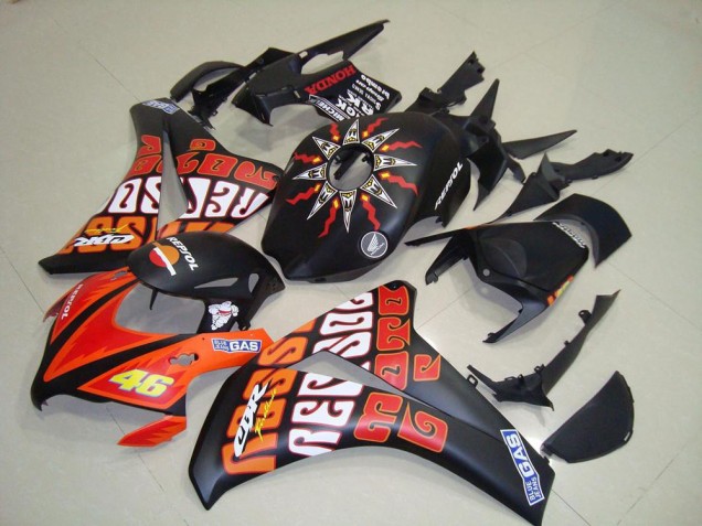 Carenado Moto Honda CBR 1000 RR 08-11 - Rossi Negro Mate Carenado Moto Honda CBR 1000 RR 08-11 - Rossi Negro Mate
