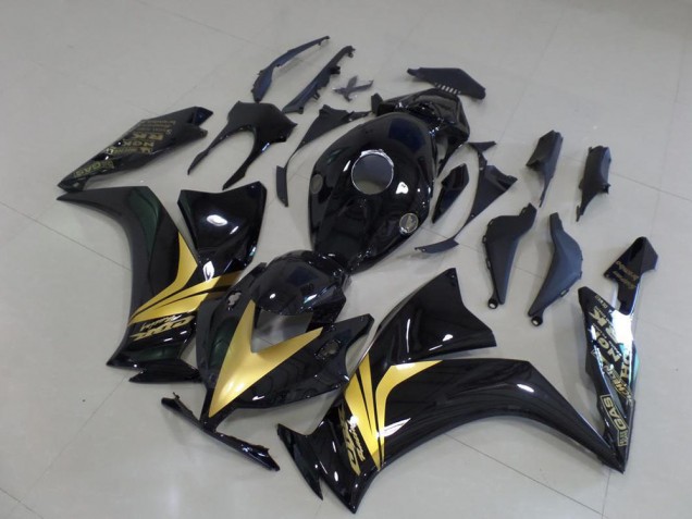 Carenado Moto Honda CBR 1000 RR 12-16 - Brillante Negro Oro Pegatinas Carenado Moto Honda CBR 1000 RR 12-16 - Brillante Negro Oro Pegatinas