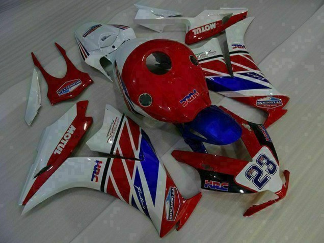 Carenado Moto Honda CBR 1000 RR 12-16 - Rojo Blanco Azul 23 Carenado Moto Honda CBR 1000 RR 12-16 - Rojo Blanco Azul 23