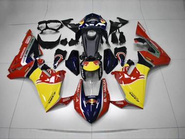 Carenado Moto Honda CBR 1000 RR 17-23 - Azul Amarillo Rojo Red Bull