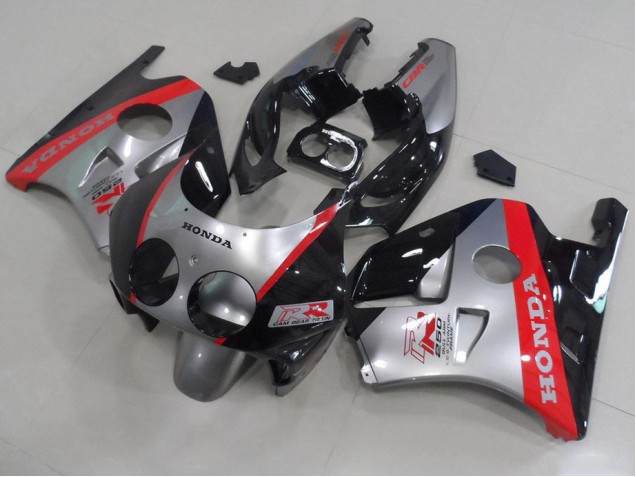 Carenado Moto Honda CBR 250 RR MC22 91-98 - Plata Negro Rojo Carenado Moto Honda CBR 250 RR MC22 91-98 - Plata Negro Rojo