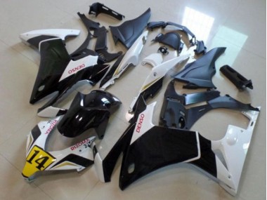 Carenado Moto Honda CBR 500 RR 13-15 - Negro Blanco Denso Rizoma 14