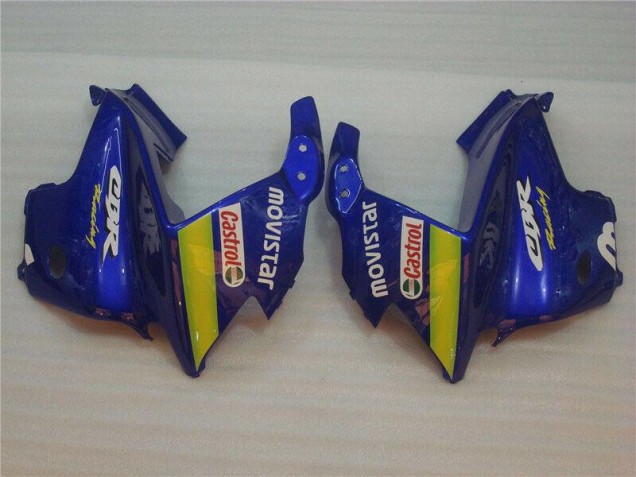 Carenado Moto Honda CBR 600 F3 95-98 - Azul Movistar Castrol Carenado Moto Honda CBR 600 F3 95-98 - Azul Movistar Castrol