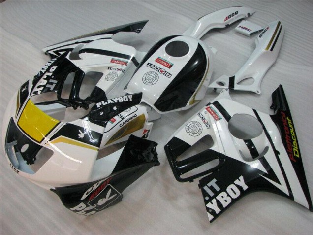 Carenado Moto Honda CBR 600 F3 95-98 - Blanco Negro Playboy Carenado Moto Honda CBR 600 F3 95-98 - Blanco Negro Playboy
