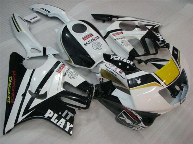 Carenado Moto Honda CBR 600 F3 95-98 - Blanco Negro Playboy Carenado Moto Honda CBR 600 F3 95-98 - Blanco Negro Playboy