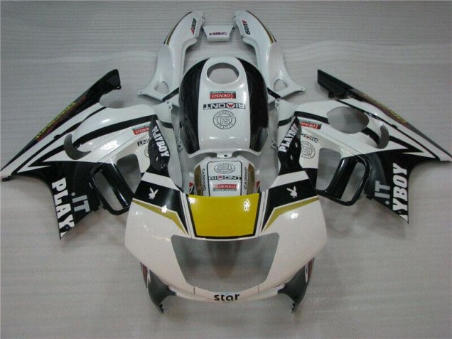 Carenado Moto Honda CBR 600 F3 95-98 - Blanco Negro Playboy Carenado Moto Honda CBR 600 F3 95-98 - Blanco Negro Playboy