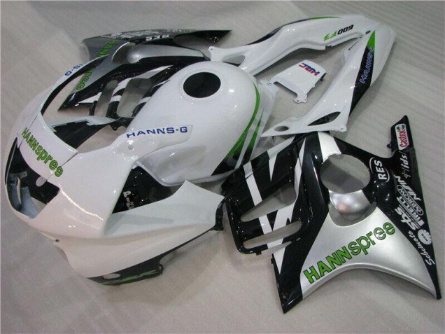 Carenado Moto Honda CBR 600 F3 95-98 - Blanco Verde Hannspree