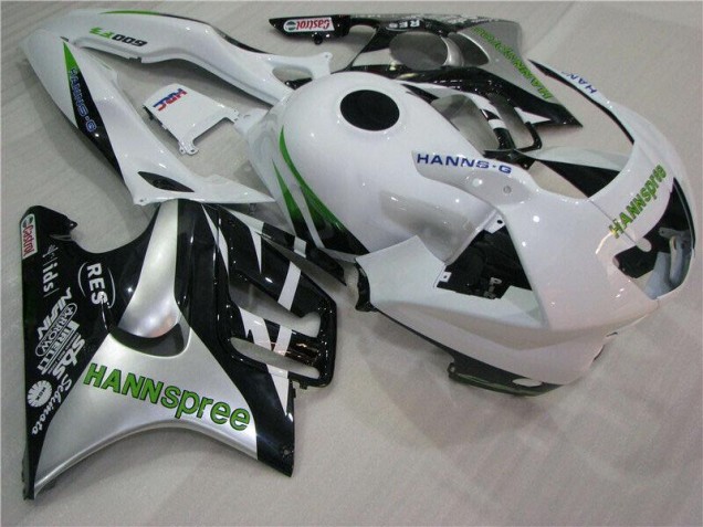 Carenado Moto Honda CBR 600 F3 95-98 - Blanco Verde Hannspree