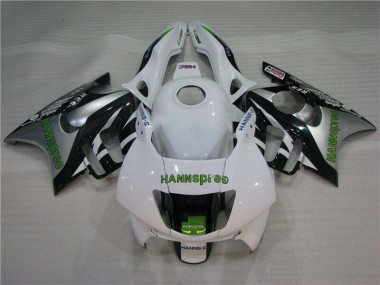 Carenado Moto Honda CBR 600 F3 95-98 - Blanco Verde Hannspree