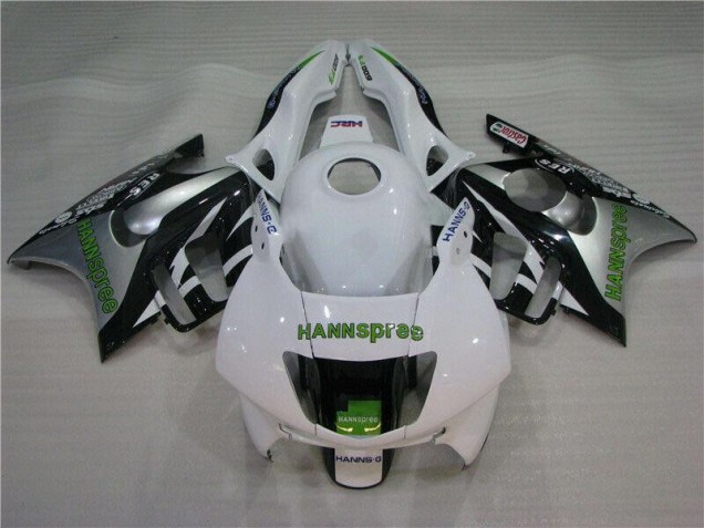 Carenado Moto Honda CBR 600 F3 95-98 - Blanco Verde Hannspree