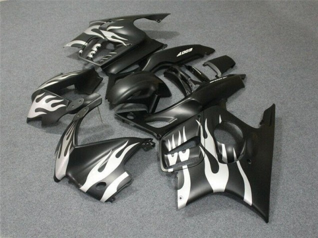 Carenado Moto Honda CBR 600 F3 95-98 - Negro Blanco Llama Carenado Moto Honda CBR 600 F3 95-98 - Negro Blanco Llama