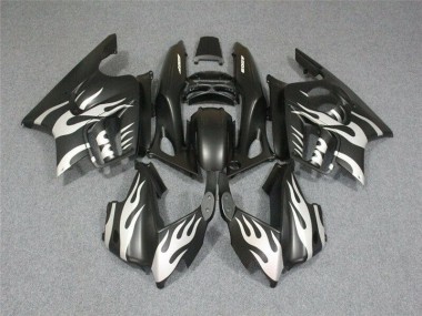 Carenado Moto Honda CBR 600 F3 95-98 - Negro Blanco Llama