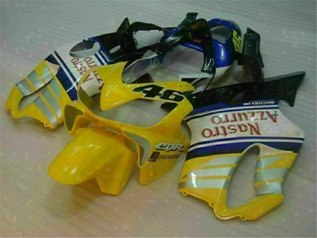 Carenado Moto Honda CBR 600 F4i 01-03 - Amarillo Plata Nastro Azzurro