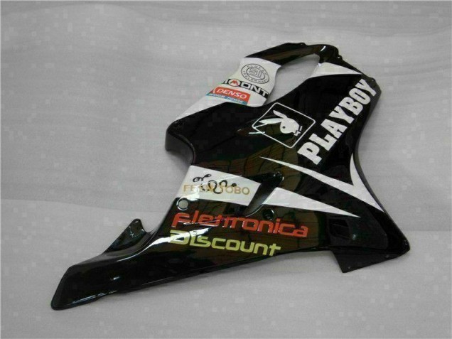 Carenado Moto Honda CBR 600 F4i 01-03 - Amarillo Plata Negro Playboy Carenado Moto Honda CBR 600 F4i 01-03 - Amarillo Plata Negro Playboy