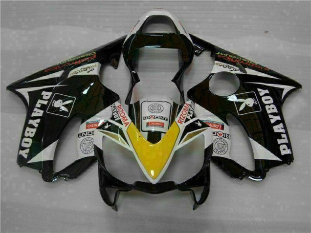 Carenado Moto Honda CBR 600 F4i 01-03 - Amarillo Plata Negro Playboy Carenado Moto Honda CBR 600 F4i 01-03 - Amarillo Plata Negro Playboy
