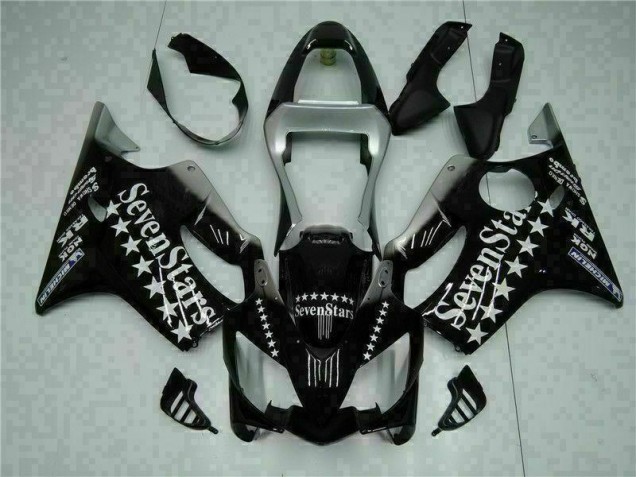 Carenado Moto Honda CBR 600 F4i 01-03 - Negro Blanco SevenStarss