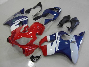 Carenado Moto Honda CBR 600 F4i 01-03 - Rojo Azul Plata