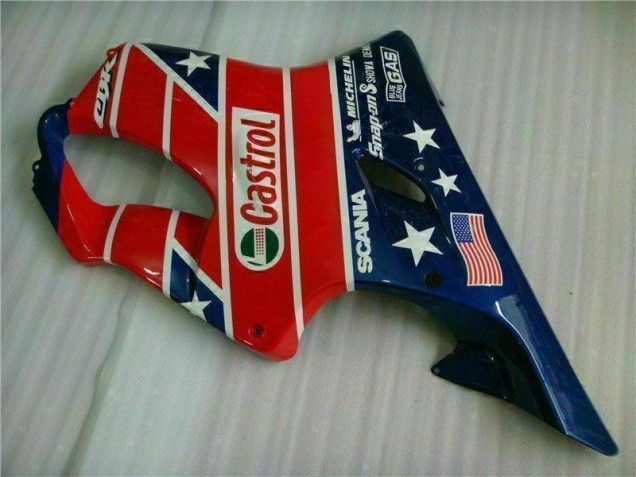 Carenado Moto Honda CBR 600 F4i 01-03 - Rojo Blanco Azul Castrol Cycle World Carenado Moto Honda CBR 600 F4i 01-03 - Rojo Blanco Azul Castrol Cycle World