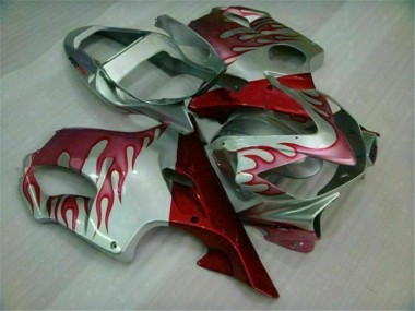 Carenado Moto Honda CBR 600 F4i 01-03 - Rojo Llama Plata